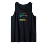 Retro VU Meter Vintage Hi-Fi Audio Stereo Music Sound Tank Top