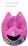 TODDLER ESSENTIALS Easy Pour Potty BRIGHT PINK Toilet Training NEW Pouring Back