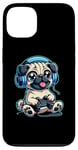 iPhone 13 Funny Pug Gamer Dog Gaming Pug Pugs Video Game Case