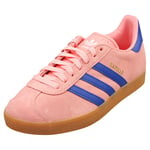 adidas Gazelle Mens Fashion Trainers in Pink Blue - 4.5 UK