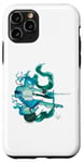 Coque pour iPhone 11 Pro TMNT x Lily Stock Collection Leonardo Watercolor Art