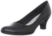 Easy Street Chaussures de Costume Fabulous pour Femme, Noir, 38.5 EU Étroit