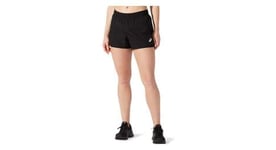 Short asics core run 4in noir femme