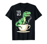 Tea Rex T-Rex Tea Lover Dinosaur Pun Joke T-Shirt