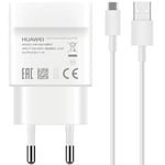 Huawei Vegglader med USB-A til Micro-USB-kabel 1A - Hvit