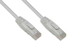 LINK Câble réseau Catégorie, 6 A, Non blindé UTP AWG24, Couleur Gris halogène, 2 m