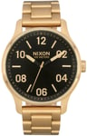 Nixon A1242513-00 Sort/Gul guldtonet stål Ø42 mm