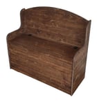 TOTAL WOOD 2012 Coffre de Rangement, Banc de Rangement en Bois Enterieur Exterieur 100x40x45 + 90 cm