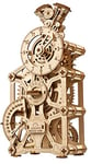 UGEARS Horloge Moteur Maquettes en Bois pour Adultes - Puzzle 3D Horloge en Bois à Construire - Mécanique Horloge Maquette en Bois Puzzle avec Pistons Mobiles - Idéal pour Les Fans de DIY Modélisme