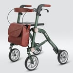 Uplivin Trive Lightweight 4 Wheeled Walker Racing Green