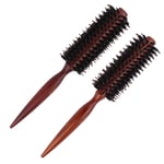 Round Styling Hair Brush Salon Use Curling Roller Hairbrush With Pointed Tai LSO