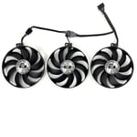 Ventilateur de refroidissement à 7 broches,88mm,pour ASUS ROG Strix GeForce RTX 3050 3060,T129215BU CF9010U12D - Type black 3-Fan CF