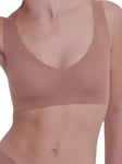 Sloggi Womens ZERO Feel 2.0 Bralette - Pink Polyamide - Size Large