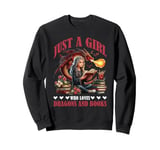 Dragon Just A Girl Who Loves Dragons and Books Sweatshirt