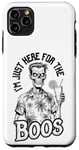 iPhone 11 Pro Max Summerween I'm Just Here For The Boos Funny Zombie Cocktail Case