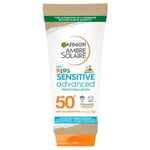 6 x Garnier Ambre Solaire Kids Sensitive Advanced Lotion SPF50+ Tube 175ml