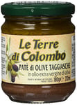 Le Terre di Colombo – Taggiasca Olive Paste - in Extra Virgin Olive Oil (10%) - Pack of 6 x 212 ml