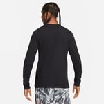 Nike Trenings T-skjorte Dri-fit Trail - Sort Langermet, størrelse XX-Large