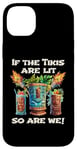 Coque pour iPhone 14 Plus Torche Tiki Polynésienne Tiki Bar Exotique Hawaïen Luau Cocktail