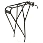 TORTEC Velocity Hybrid Rear Pannier Rack-Black Black 26-700C