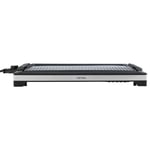 Petra Grill Electrique 2 en 1 - Double Plaque de Cuisson Antiadhésive, Plancha Flat Grill & Griddle, Poignée Cool Touch, Plateau Goutte Amovible, PFAS Free, Detachable Temperature Control, Max 250'C,