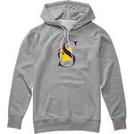 Sweat-shirt Es  LAYERS HOODED FLEECE GREY HEATHER