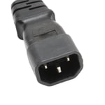 IEC320 C14 Male To C5 C7 Female Power Cord 1 In 2 Out 10A 250V Waterproof Po HOT