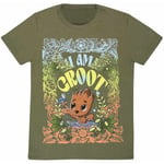 T-shirt Guardians Of The Galaxy  I Am Groot Seventies Style