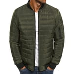 Veste Homme De Marque Slim Col Standup Blouson Homme Épaississant Mode Manteau Homme -Zs306764