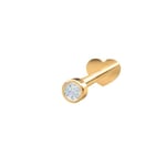 Nordahl Andersen Labret Pierce52 14 Karat Guld Örhänge Med Diamant 0,06 Carat 30140160500