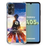 Cokitec Coque Renforcée pour Samsung Galaxy A05S Manga Attaque Titans Soleil