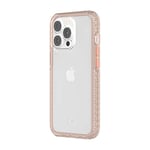 Incipio Grip Series Case for 6.1-Inch iPhone 13 Pro, Prosecco Pink/Clear