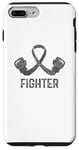 Coque pour iPhone 7 Plus/8 Plus Combattant de sensibilisation au cancer du cerveau