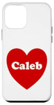 iPhone 12 mini I Love Caleb Heart Cute Caleb Name Birthday Case