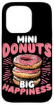 Coque pour iPhone 15 Pro Mini beignets, Big Happiness Mini Donuts