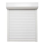 Volet roulant électrique pvc motorisé filaire Protecta blanc 120 x h.135 cm