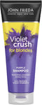 John Frieda Sheer Blonde Violet Crush Tone Correcting Purple Shampoo for Blonde