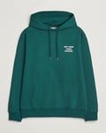 Drôle de Monsieur Slogan Hoodie Dark Green