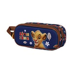 Disney Lion King Little Face-3D Double Pencil Case, Blue, 22 x 9.5 cm