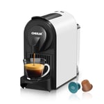 CHULUX Machine à Café Capsules, Cafetières à Dosettes, 20 Bars de Pression, Machine Expresso pour Capsules Compatibles Nespresso - Puissance 1400W