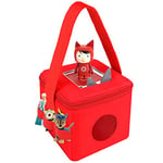 Annmore Sac pour Toniebox et Figurine Francais, Rouge