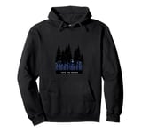 Into the Woods - Tranquil Nature Silhouette Pullover Hoodie