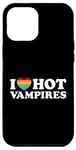 Coque pour iPhone 12 Pro Max J'aime Hot Vampire Funny Vampiric Blood Book Gay Fan Pride