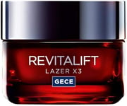 L'Oréal Paris Revitalift Laser X3 Care Night Cream Anti-Aging Acid Hyaluronic