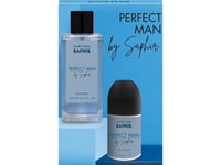 Set Saphir Perfect Man Edp Spray 100Ml + Roll-On 50Ml