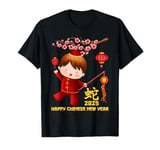 Year Of The Snake Happy Chinese New Year 2025 Chinese Boy T-Shirt