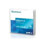 Quantum Ultrium 6 Blank data tape 2.5 TB LTO 1.26 cm