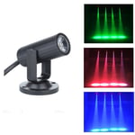 RGBW 1W LED-scenbelysning Spin Pinspot Light Beam Spotlight Pa Multicolor one size