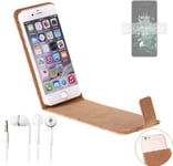 Protective cover for OnePlus 10T + earphones cork Flipstyle