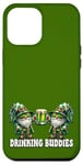 iPhone 12 Pro Max Green Gnomes In St Patricks Day Costume For Drinking Buddies Case